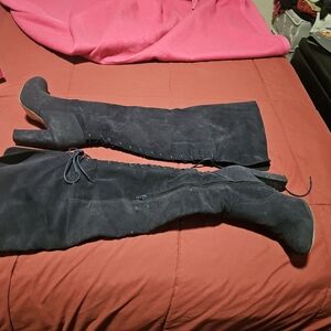 3" heels knee high boots